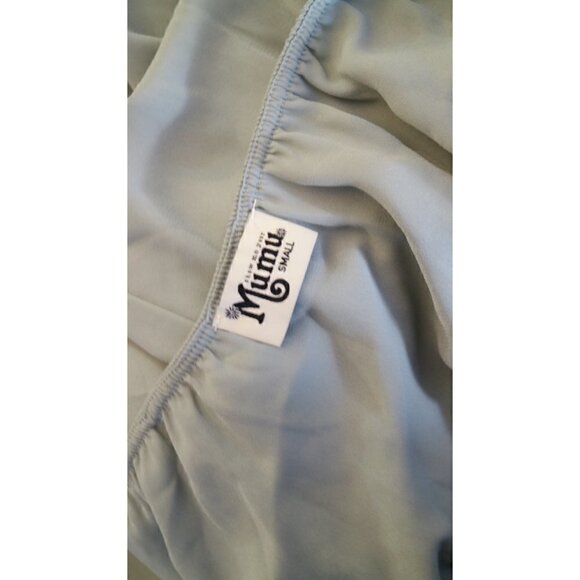 NWOT Show Me Your Mumu Dress Size Small Heather Halter Silver Sage Crisp - Picture 7 of 9
